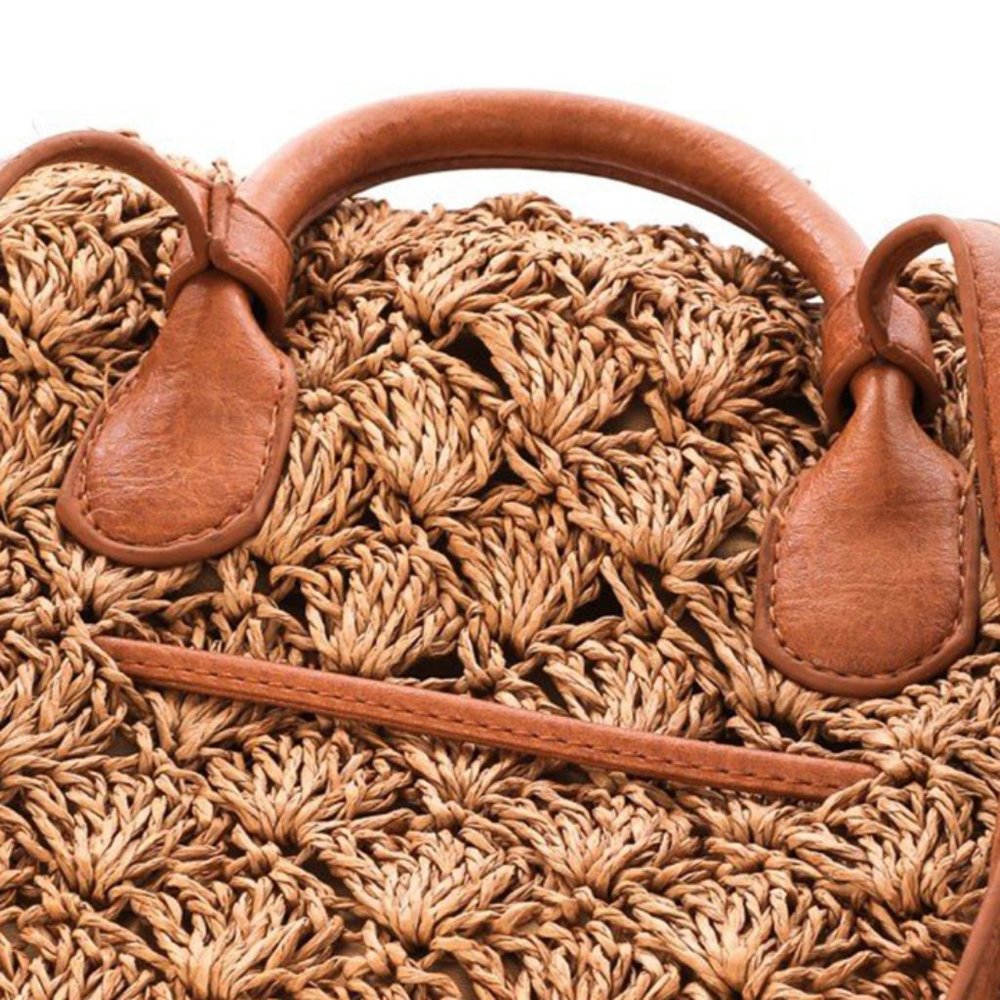 ✨Crochet Raffia Backpack - Picture 7 of 7